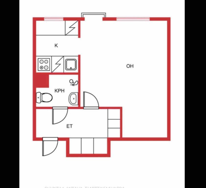 Yksio Kilometri Jokirannasta Forilta Apartment ตูร์กู ภายนอก รูปภาพ